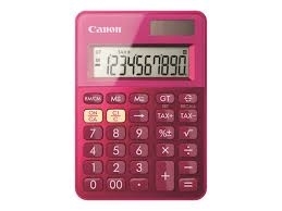 Canon LS-100K-MPK mini calcolatrice da tasca rosa
