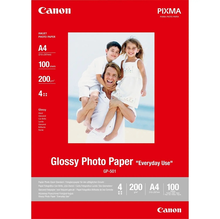 Canon GP-501 Glossy Photo 200g/m² - A4, 100 fogli 