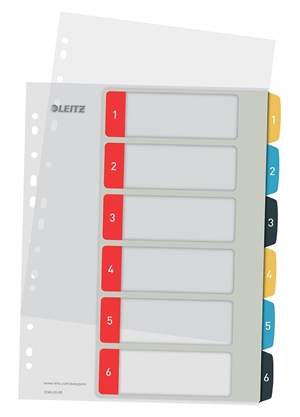 Leitz registro stampabile PP A4+ 1-6 colori accoglienti