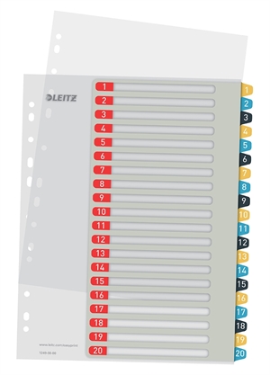 Leitz Registro stampabile PP A4+ 1-20 colori accoglienti