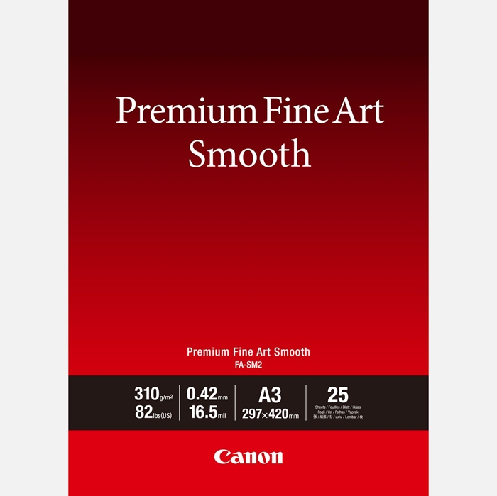 Canon FA-SM2 FineArt Premium Smooth - A3, 25 fogli 