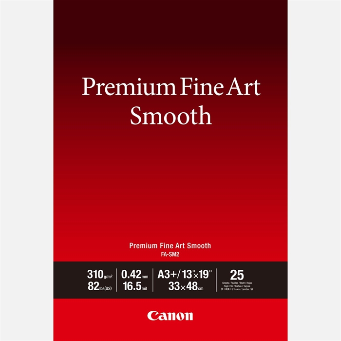 Canon FA-SM2 FineArt Premium Smooth - A3+, 25 fogli 