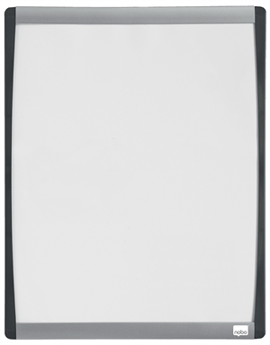Nobo WB lavagna con cornice curva bianca 33,5x28cm
