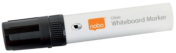 Nobo WB Pennarello Glide Jumbo inclinato 10mm nero (4)