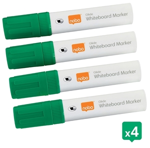 Nobo WB Marker Glide Jumbo inclinato 10mm verde (4)