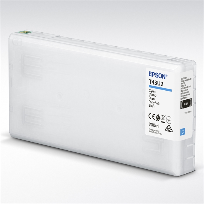 Epson T43U Cyan, cartuccia d\'inchiostro da 200 ml per SureLab SL-D800.