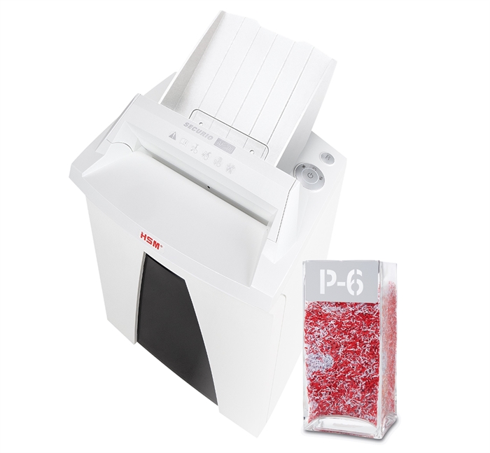 HSM Securio shredder AF300 AutoFeed P6 0,78x11 confetti