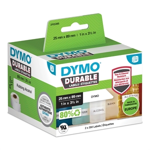 Dymo LabelWriter Etichette resistenti 25 x 89 mm. Rotolo di 700 etichette pezzi.