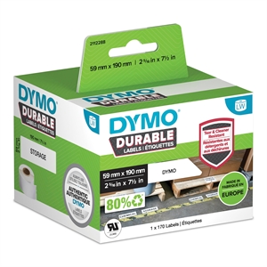 Dymo LabelWriter Etichetta resistente per scaffali grandi 59 mm x 190 mm pezzo.