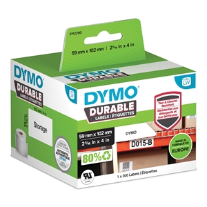 Dymo LabelWriter Etichetta per spedizione resistente 59 mm x 102 mm unità.