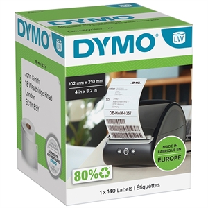 Dymo LabelWriter 102 mm x 210 mm Etichette DHL 1 rotolo di 140 etichette pezzi.