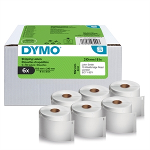 Dymo LabelWriter 102 mm x 210 mm Etichette DHL 6 rotoli di 140 etichette cad.