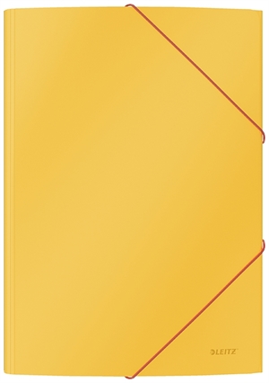 Leitz 3-klap elastikmappe Cosy cartone A4 giallo