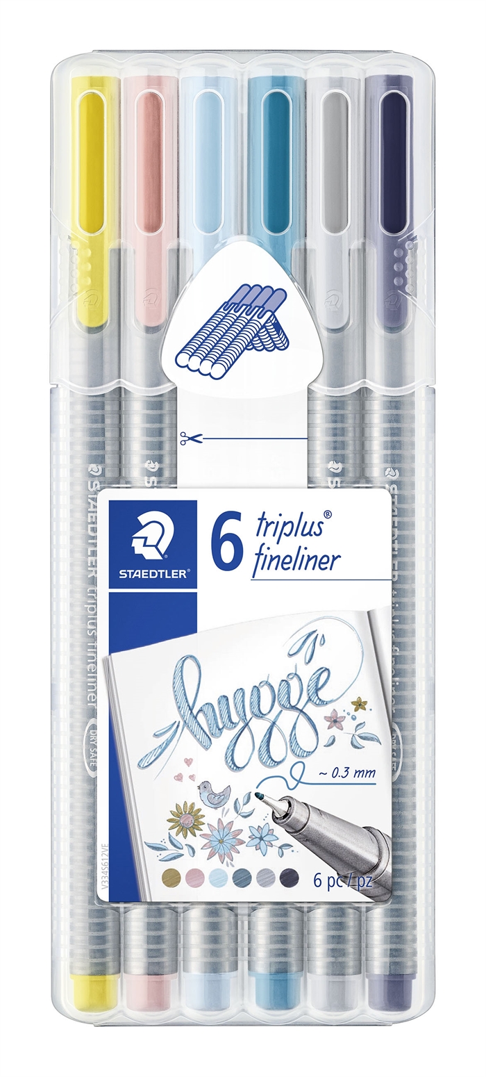 Staedtler Fineliner Triplus 0.3mm Hygge Ass (6)