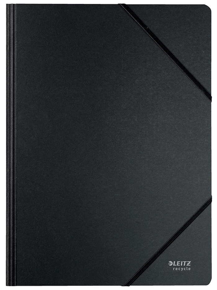 Leitz Elastikmappe in cartone riciclato A4 nero