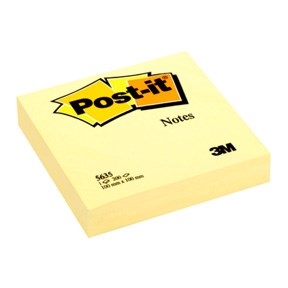 3M Post-it Notes 100 x 100 mm, giallo