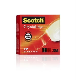 Nastro 3M Scotch Crystal 19mmx33m