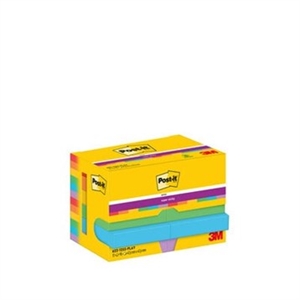 3M Note adesive Post-it super appiccicose Gioiose 47,6 x 47,6 mm - 90 fogli - confezione da 12