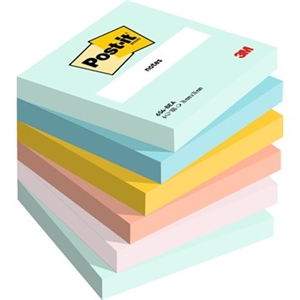 3M Post-it Beachside 76 x 76 mm, 100 fogli - confezione da 6