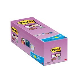 3M Note adesive Post-it super sticky 76 x 76 mm, giallo - confezione da 16 pezzi