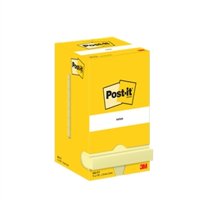 3M Post-it Notes 76 x 76 mm, giallo - pacco da 12