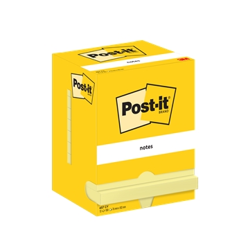 3M Post-it Notes 76 x 102 mm, gialli - confezione da 12