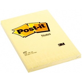 3M Post-it Notes 102 x 152 mm, giallo