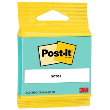 3M Post-it verde 63,5 x 76 mm, 100 foglietti