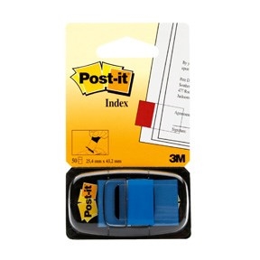 3M Post-it Indicizzatori 25,4 x 43,2 mm, blu