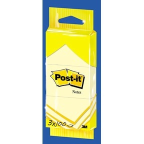 3M Note adesive Post-it 38 x 51 mm, color giallo - confezione da 3