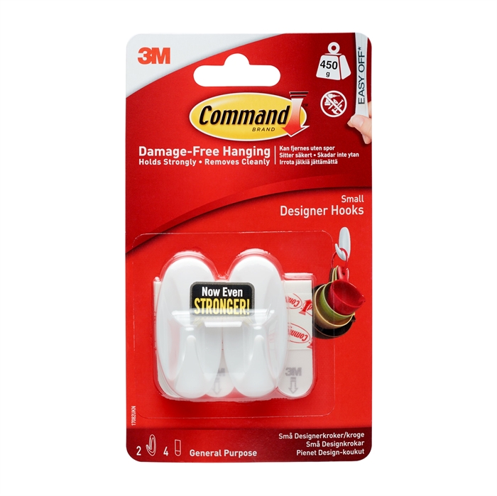 3M Command piccoli ganci per designer 17082