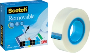 3M Nastro Scotch Magic rimovibile 19mmx33m