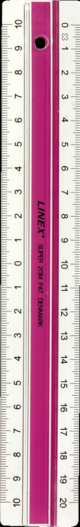 Linex superlineale 20cm S20MM rosa