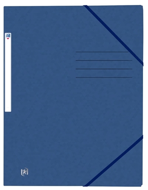 Oxford File+ Cartellina a raccoglitore A4, Blu Scuro