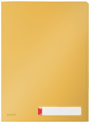 Leitz Copertina con linguetta in pp formato A4 giallo (3)