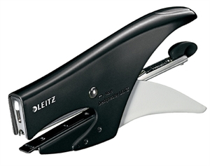 Leitz Pinza da fustellare WOW 5547, 15 fogli, colore nero