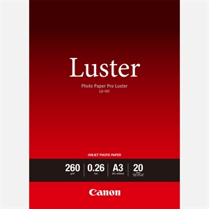 Canon Photo Paper Pro Luster 260g/m² - A3, 20 fogli 