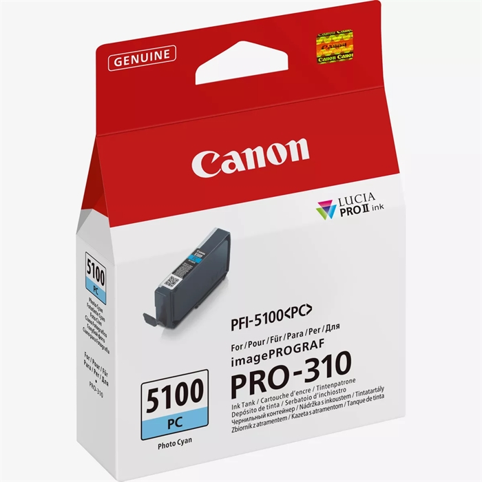 Canon Photo Cyan PFI-5100PC - cartuccia d\'inchiostro da 14,4 ml