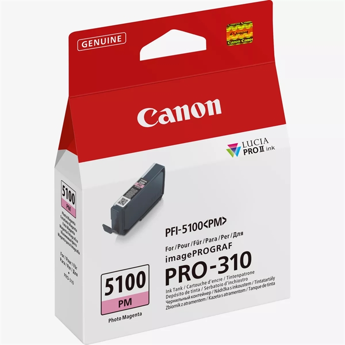 Cartuccia d\'inchiostro Canon Photo Magenta PFI-5100PM - 14,4 ml