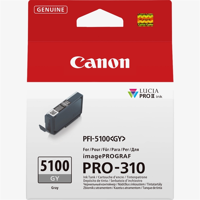 Canon Grey PFI-5100GY - cartuccia d\'inchiostro da 14,4 ml