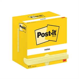 3M Post-it Notes 76 x 127 mm, Giallo - Confezione da 12