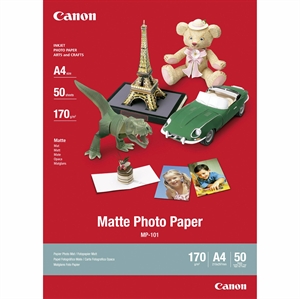Canon MP-101 Matte Photo 170g/m² - A4, 50 fogli 