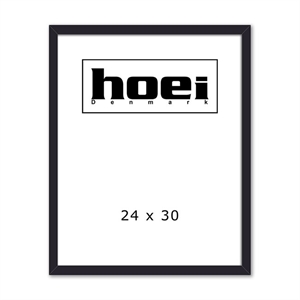 Cornice in legno nero per foto e poster 24 x 30 cm