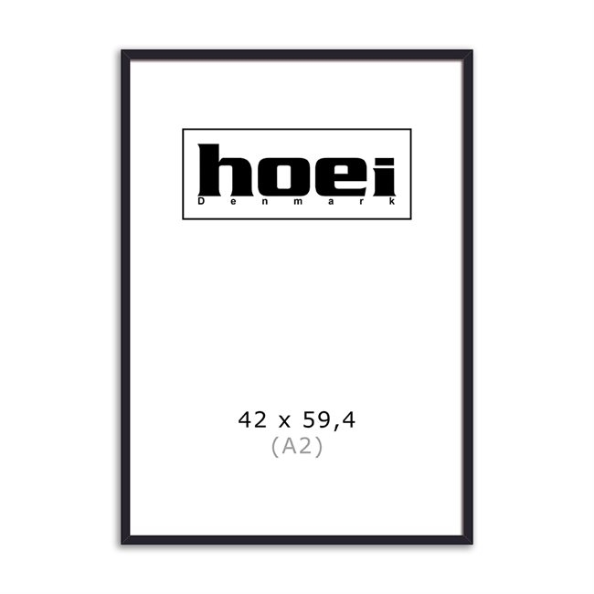 Cornice in legno nero per foto e poster 42 x 59,4 cm (A2)