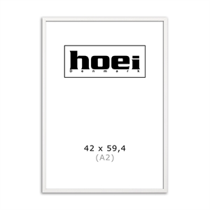 Cornice in legno bianco per foto e poster 42 x 59,4 cm (A2)