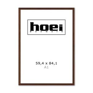 Cornice massiccia in rovere scuro per foto e poster EG 59,4 x 84,1 cm ( A1 )