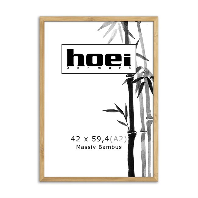 Cornice di legno di bambù per foto e poster 42 x 59,4 cm ( A2 )
