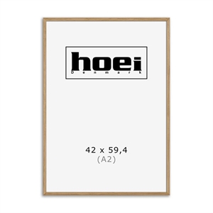 Cornice massiccia in rovere per foto e poster misura 42 x 59,4 cm (A2)