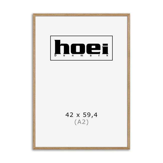 Cornice massiccia in rovere per foto e poster misura 42 x 59,4 cm (A2)