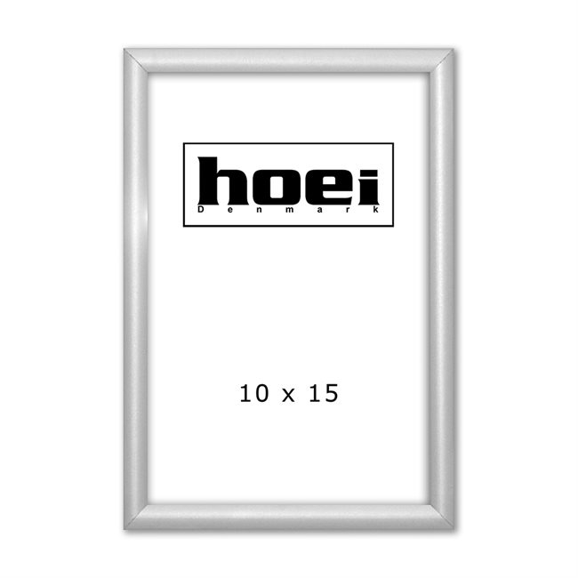 Cornice in alluminio argento - 10 x 15 cm